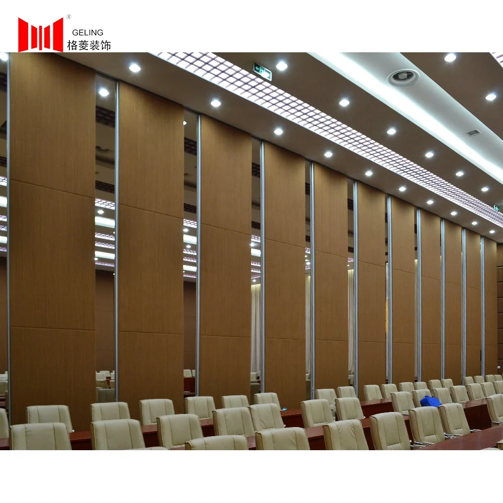 Custom banquet hall folding wall movable partition wall partitioning system folding movable partition wall