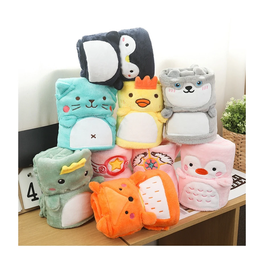 Large Minky Soft 80*100 cm Receiving throw blanket baby knitted