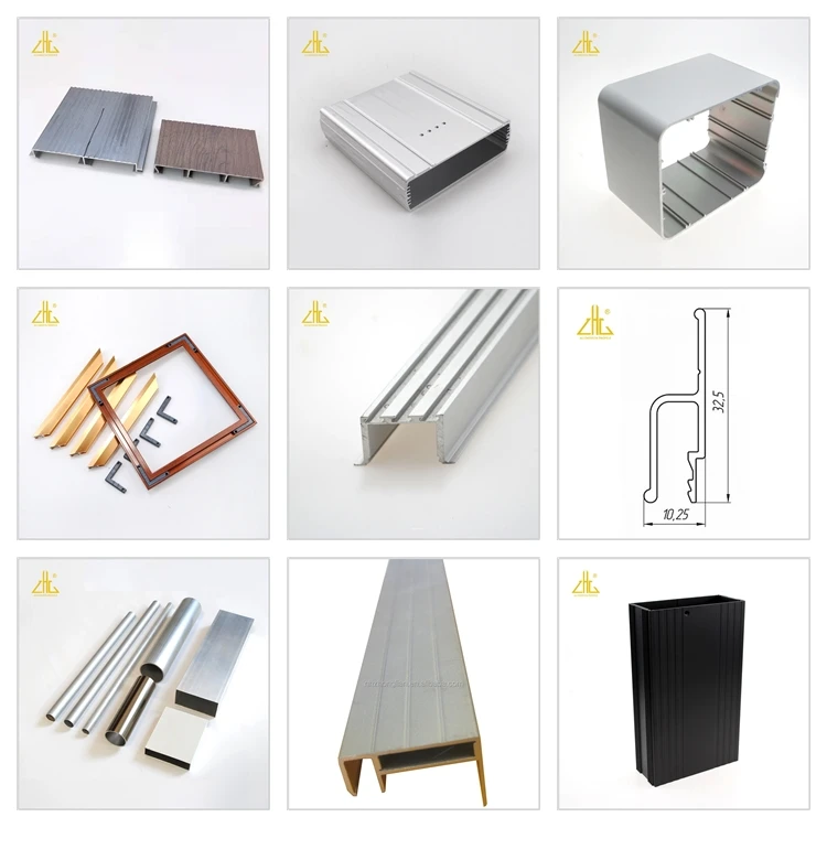 ZHONGLIAN U-slot hardware side-mounted glass railing joint aluminum clip with screw hole 11