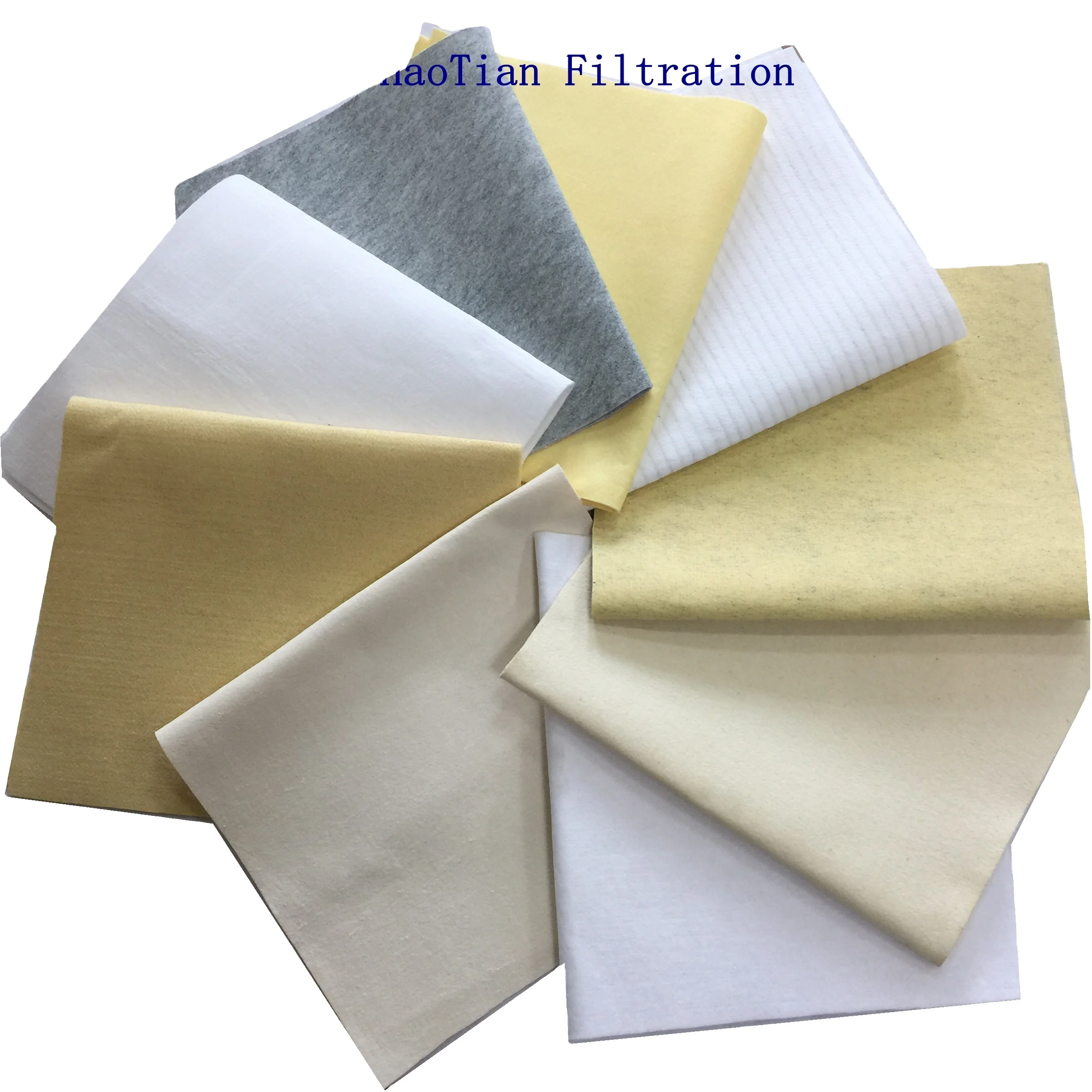 High quality needle punched nonwoven fabric 100% polyester industrial filter fabric for filter bag