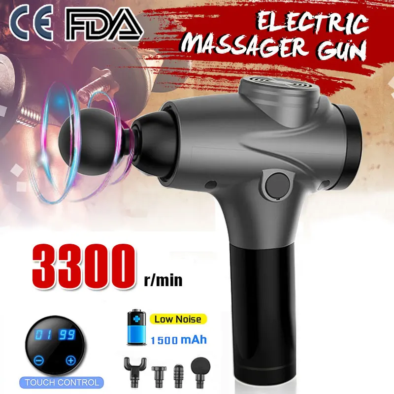 Chiropractic Adjusting Deep Tissue Muscle Cordless Massage Gun 24v / Fascia Handheld Percussion Body Massager Gun