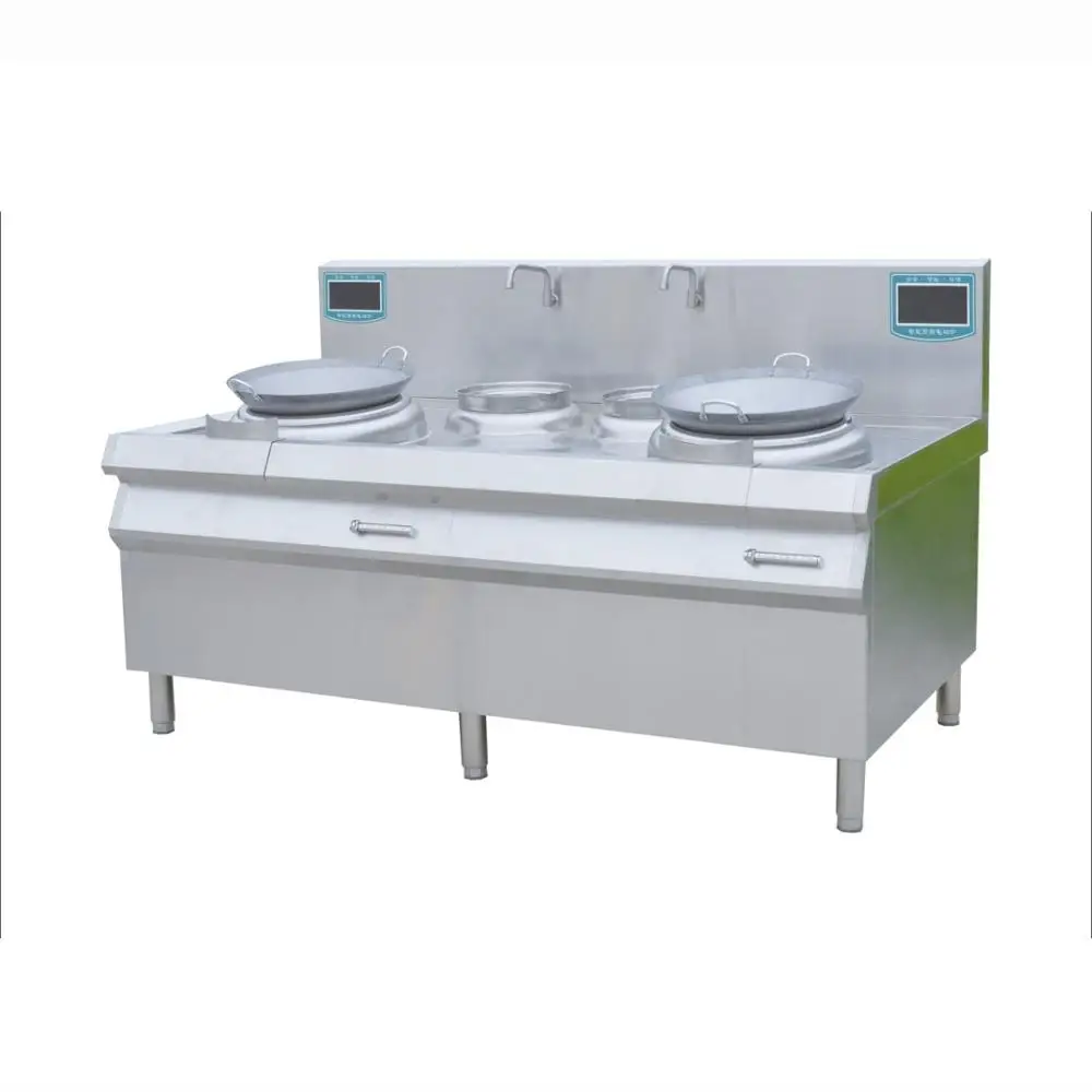 
12kw 15kw 18kw cooking range wok commercial induction cooker with kitchen equipment 