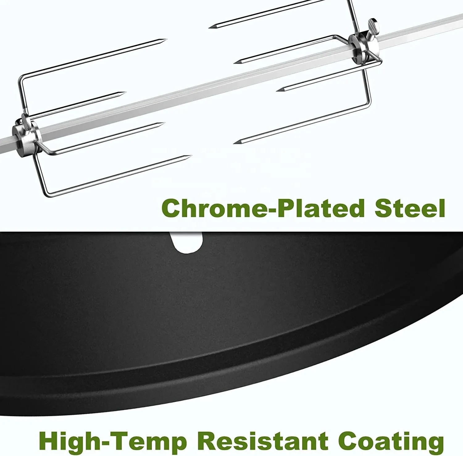 22inch Kettle Motor Chicken Ring BBQ Rotisserie Kit