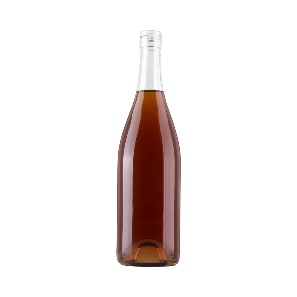 Super supplier 187ml 375ml 750ml cork top cap empty clear  burgundy  red wine glass bottle