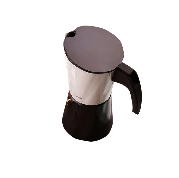 LUCKY FEEL Modern Design Italy Style 300ML 6 Cups Hot Sale Aluminum Coffee Pot