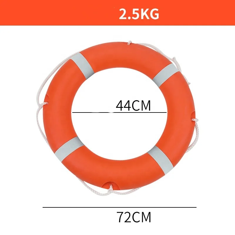 Swimming Pool Lifebuoy Water Emergency Rescue Equipment Orange Life Buoy Ring