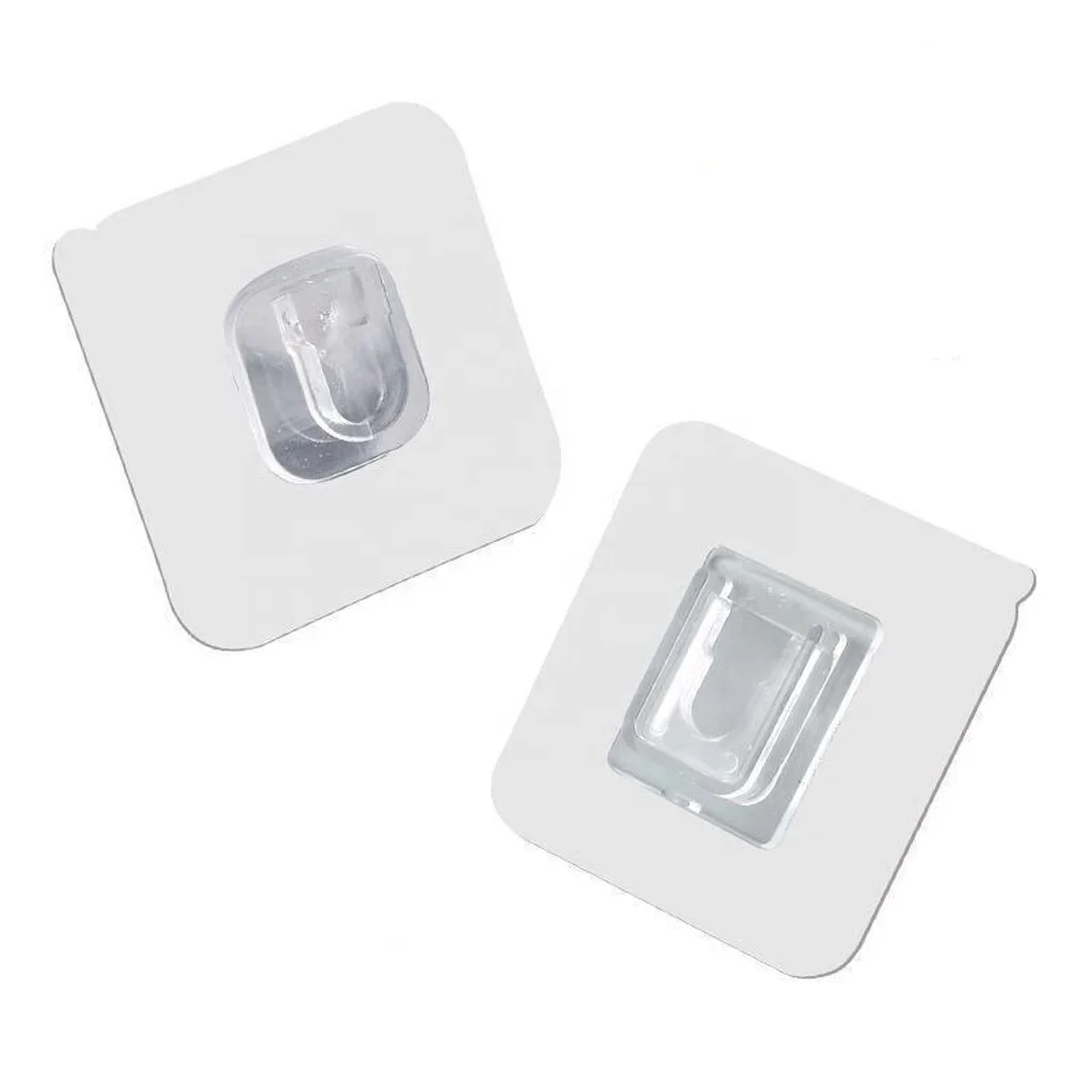 Punch-free  Strong Glue Modern Style Double Sided Adhesive Wall Hooks
