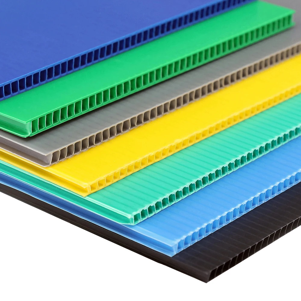 Factory Wholesale Oem & Odm Plastic Honeycomb Pp Hollow Sheet Coroplast Board Correx Corflute Sheet