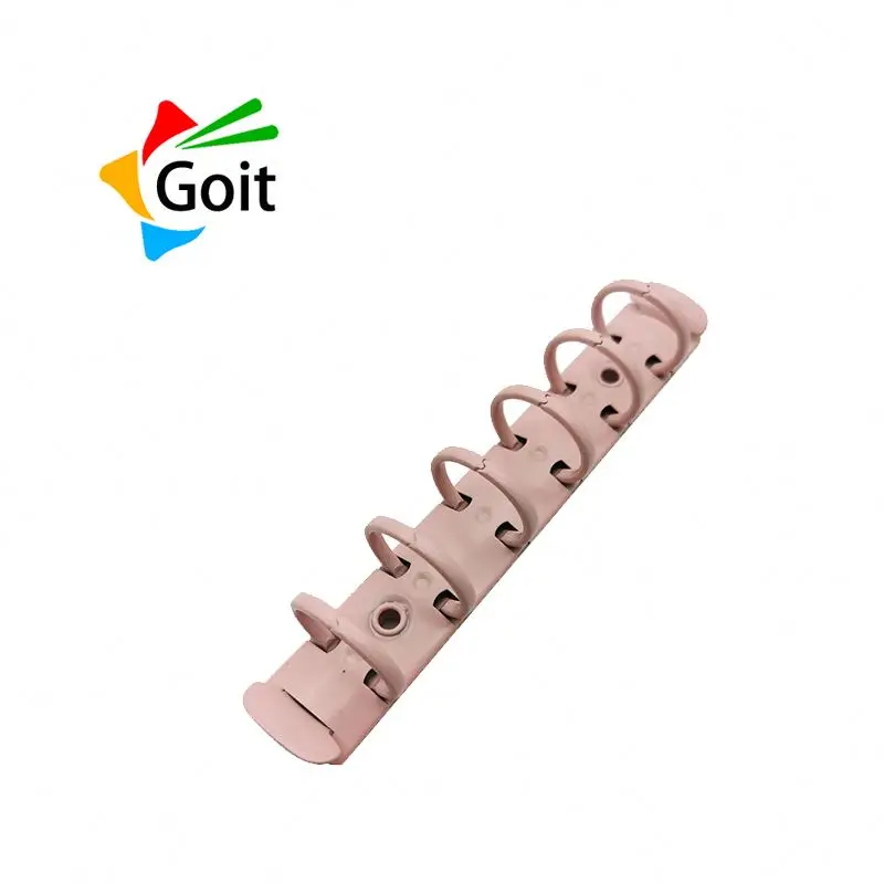 custom loose leaf clips ring a7-binder metal binder clip a6 a5 binder with 6 rings
