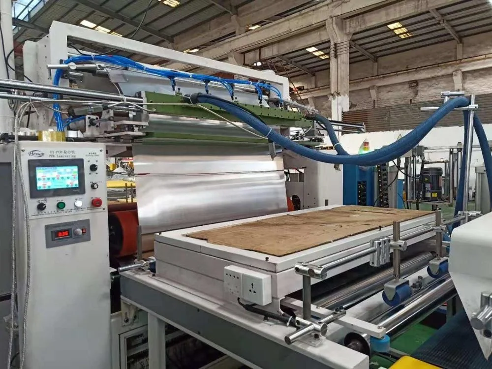 Multi-Function Woodworking Machine 1300 PUR Paper PVC Film And Panel Laminating And Wrapping Machine For Making Door Panel