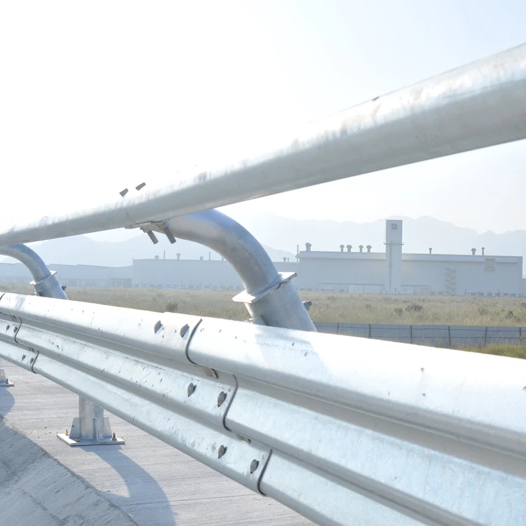 Traffic Beam AASHTO M180 Hot Dipped Galvanized Highway Guardrail Q355B W Beam Traffic Barriers