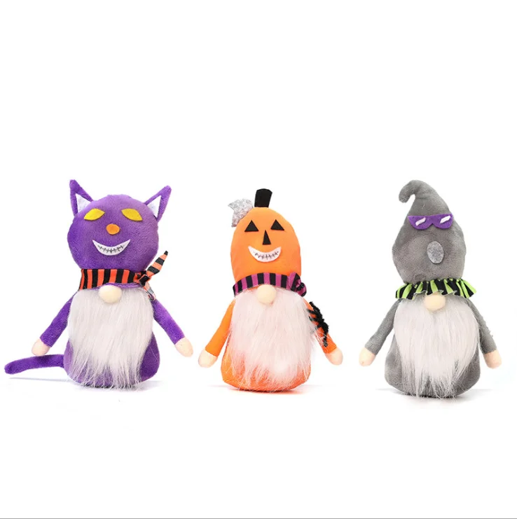 Halloween decoration ornaments tricky and funny faceless old man pumpkin ghost civet cat ghost festival hand-made gift