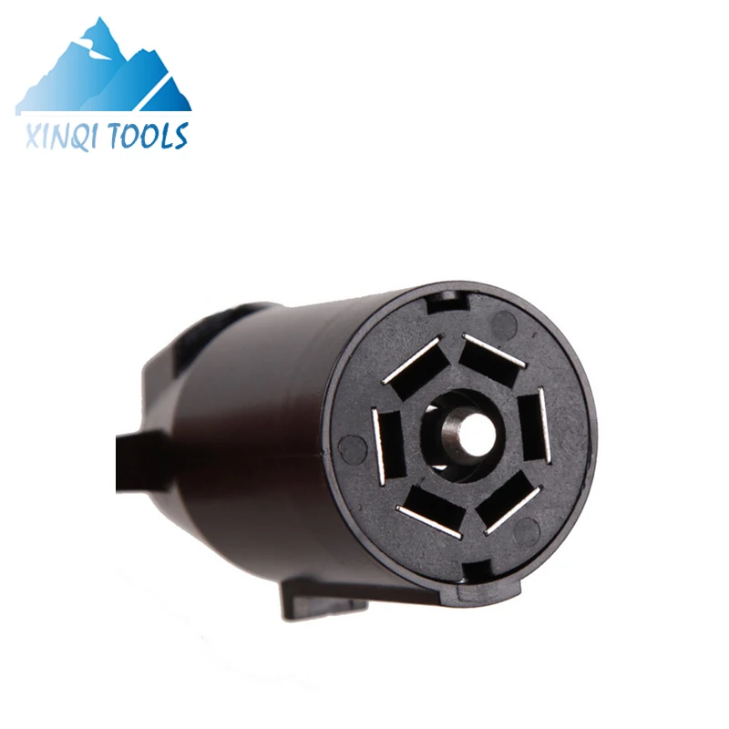 XINQI American 12V Plastic 7  Pin Trailer Convertor Adapter Trailer Wiring Connector Towing Plug And Sockect