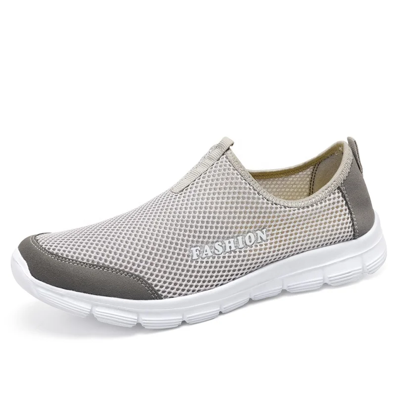 
2020 Summer Breathable Mesh Sneakers Men Shoes Comfortable Slip On Male Shoes Loafers Casual Walking Footwear 