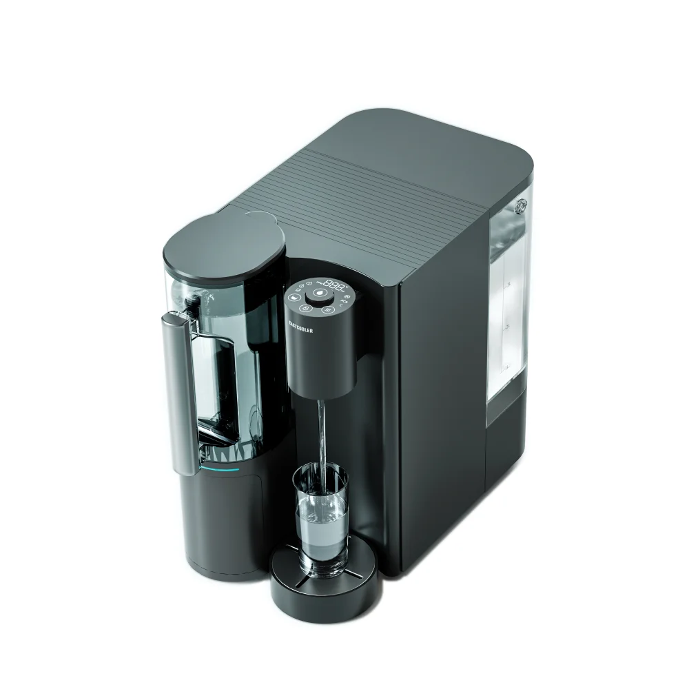 Commercial Electric Countertop Water Purifier Dispenser Hot Cold Warm & Ambient with Turn-Key Water Filters for Household Use