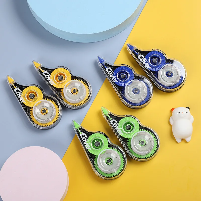 Correction Tape for Student Stationery Factory Directly Sale White Out Macaron color Correction Tape set