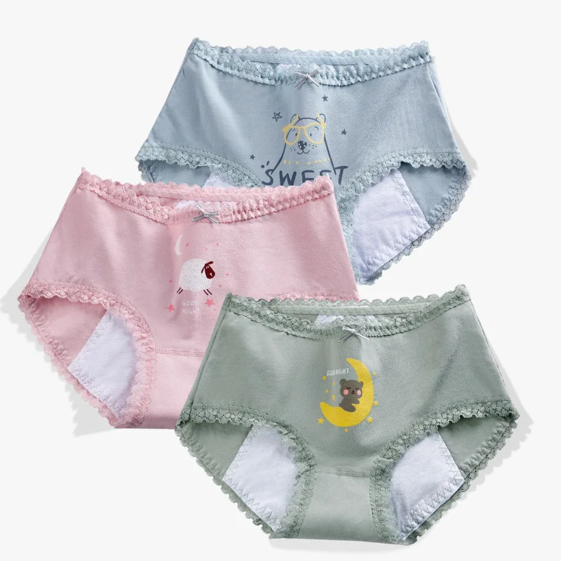 Manufacturers wholesale Leakproof Absorbent Menstrual Period Panties Anti-microbial Seamless Menstrual Period Brief Underwear
