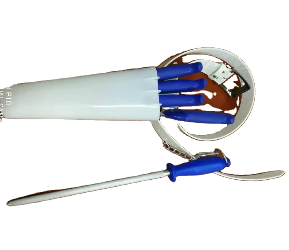 Пластиковая оболочка для ножа, используемого для резки мяса