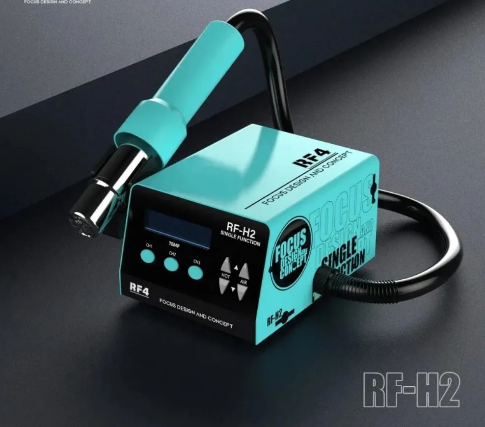 RF4 RF-H2 1000W Fast Desoldering Hot Air Gun Soldering Station Digital Display Intelligent BGA Rework Station To PCB Chip Repair
