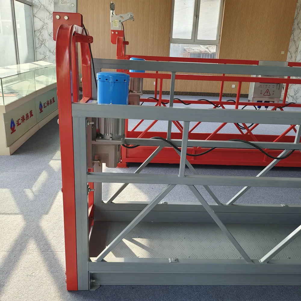 ZLP800 gondola Aluminum alloy suspended platform for construction and decoration of the exterior walls of multi-storey building