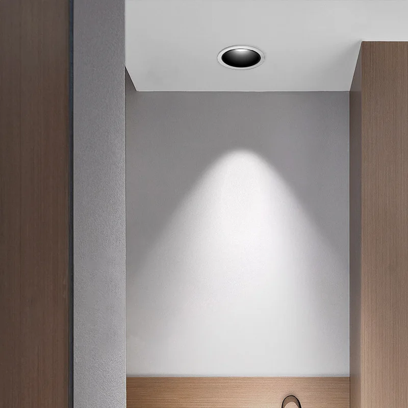 3 inch Smart Dimmable Commercial Spotlight Anti Glare Ceiling Led Downlight Recessed Down Light For Hotel LED Downlights