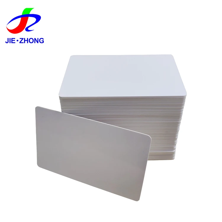 Factory Price PVC Plastic Gift Membership Loyalty White Blank ID Card For UV Printing
