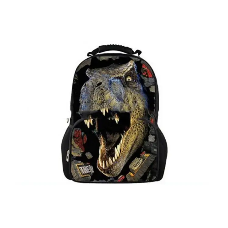 
Yonger designer large 3D dinosaur school backpacks outdoor tourism bag leopard backpack 