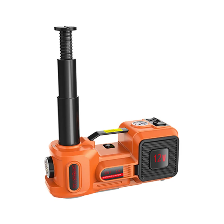 3 in 1 DC12V Household Electric Car Jack 5T 155-450 High Lifting Jack Hydraulic Electric Jack with Wrench and Air Compressor