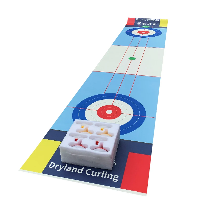 2024 Unisex Indoor Outdoor Curling Sports Rink Boards Toys for 5 to 7 Year Old Children-Finger Battle