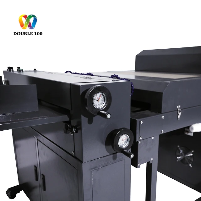 Двойная 100 650 мм высокоскоростная фотомашина для ламинирования под УФ-лампой для бумаги 91