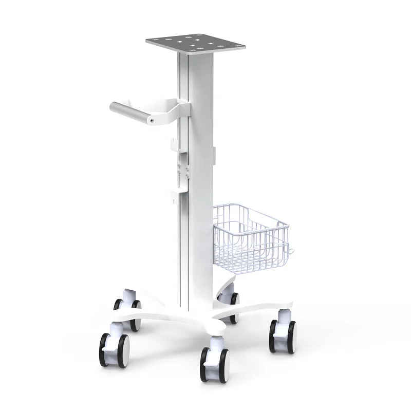 High quality light medical trolley for Mindray monitor hospital equipment