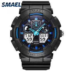 Smael digital g style hand shock resist watch analog men military watches digital jam tangan for boy children