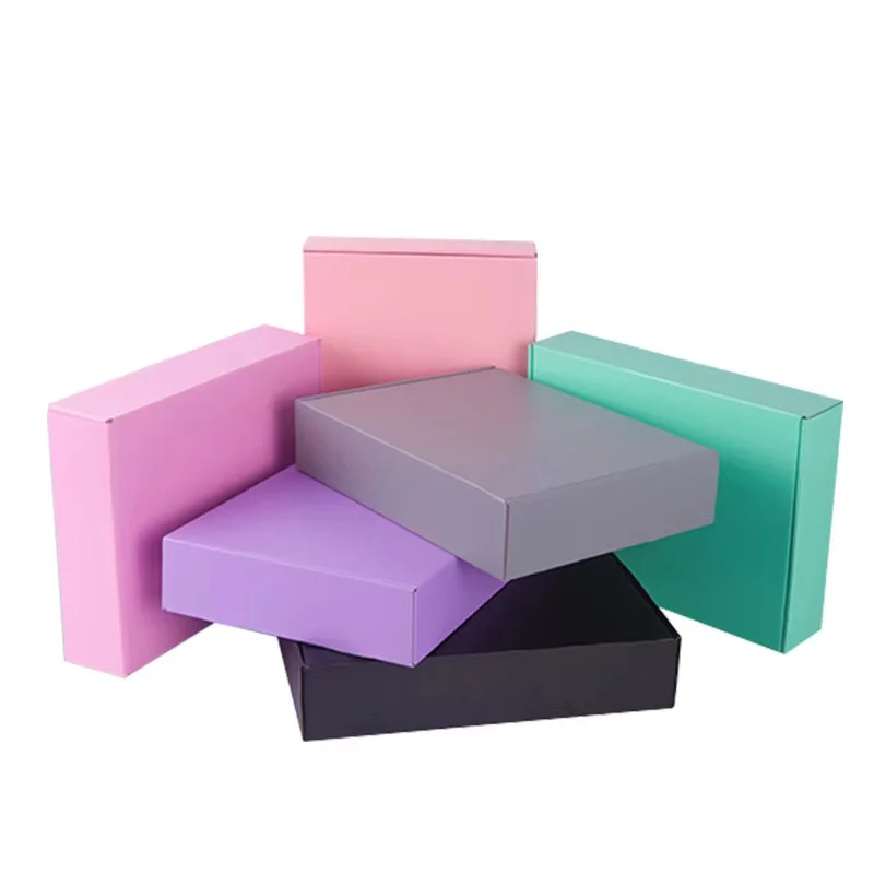 30*20*6cm Recycled Mailer Shipping Delivery Box Corrugated Board Wholesale Foldable Mailer Box for Clothing Shoes