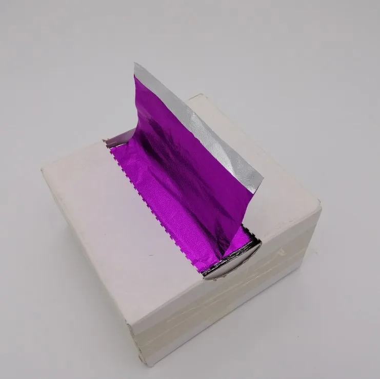 2022 Парикмахерская индивидуальная Фольга для парикмахерской с тиснением