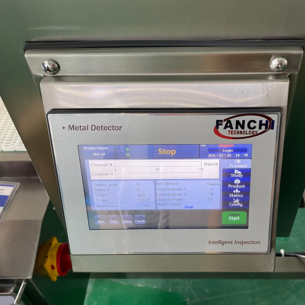 Advanced Digital Signal Processing Industrial Metal Detectors with Auto-Learn Settings