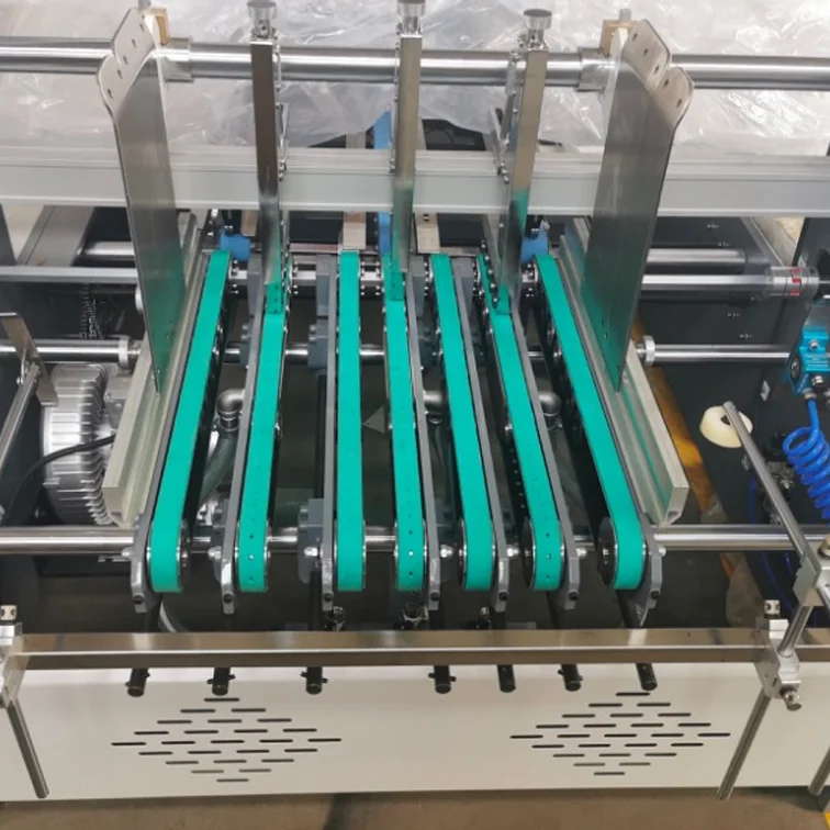 ZH-1100 Folding Gluing Machine Straight line-double side-lock bottom