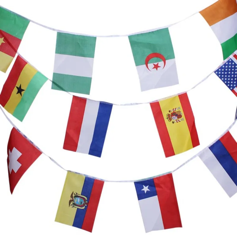 Custom Different Size Union Jack Flags and Bunting with Cheap Price