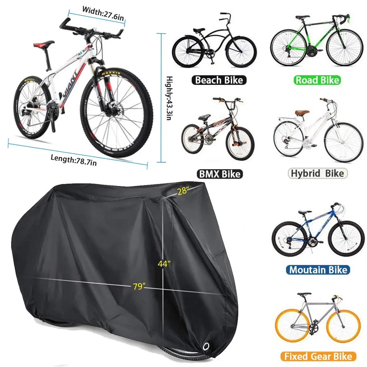 new waterproof bike cover