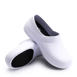 Hotel kitchen work shoes Slip resistant Waterproof work safety shoes for Hospital Doctors nurses shoes females
