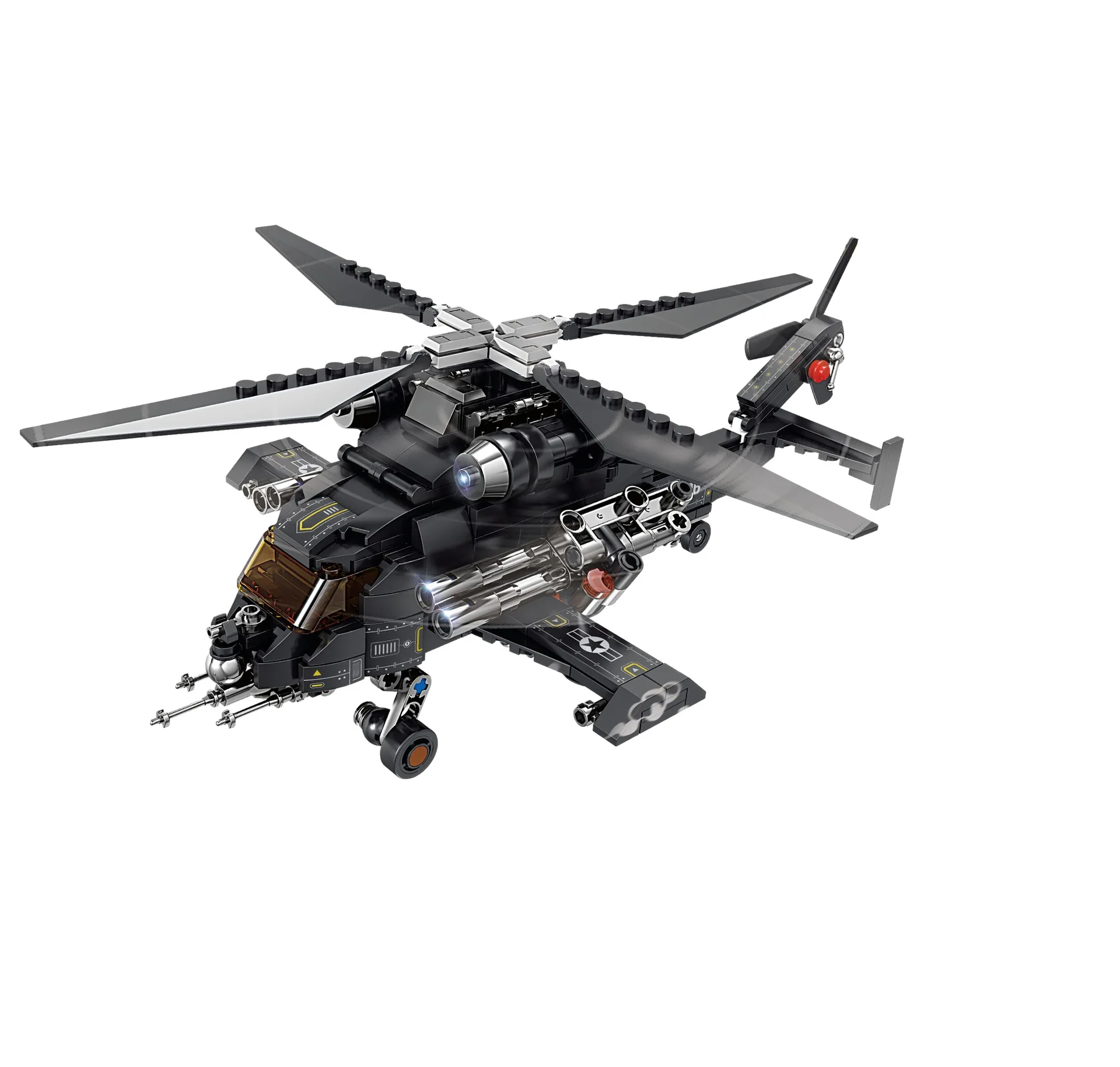 KY67304-KY67307 military swat helicopter armored vehicle cruiser model creative Building Blocks Toy gift for kids boys