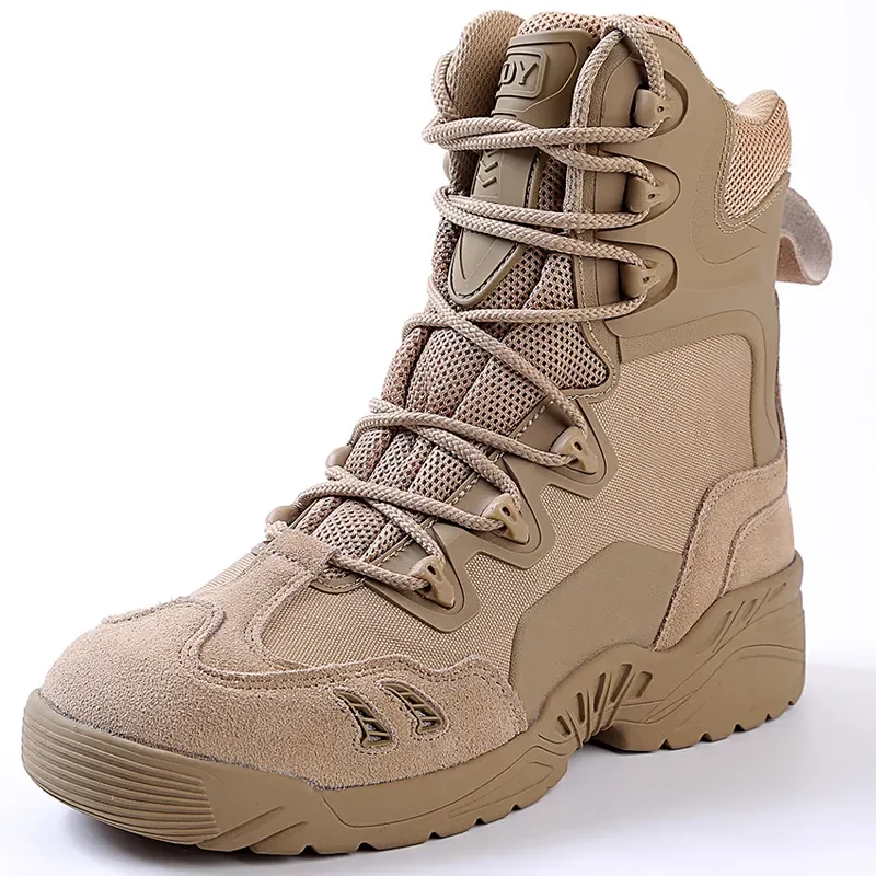 JY High-quality Breathable Durable Tactical Outdoor Shoes Mens Boot
