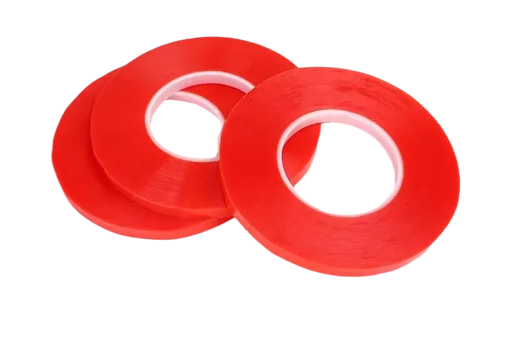 Double sided PET tape for automatic machinery