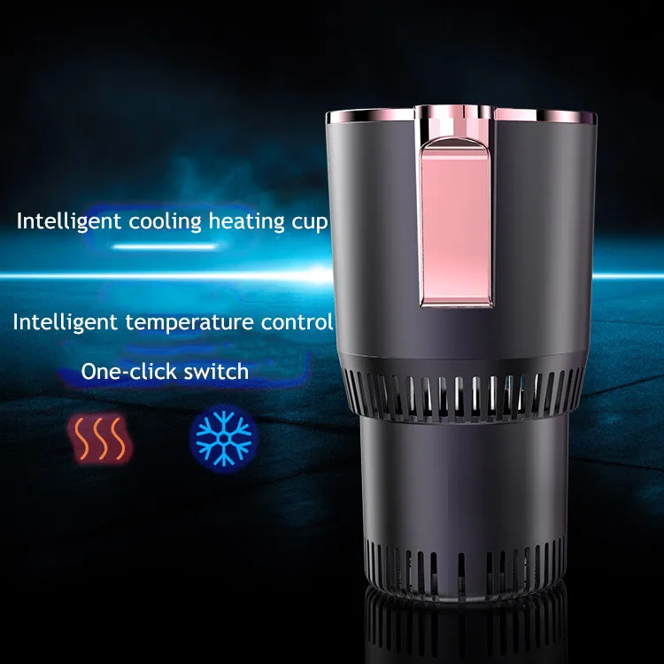 
Vehicle Mini Drink Cooler Holder Smart cooling cup Electric temperature display Cooling Cup 