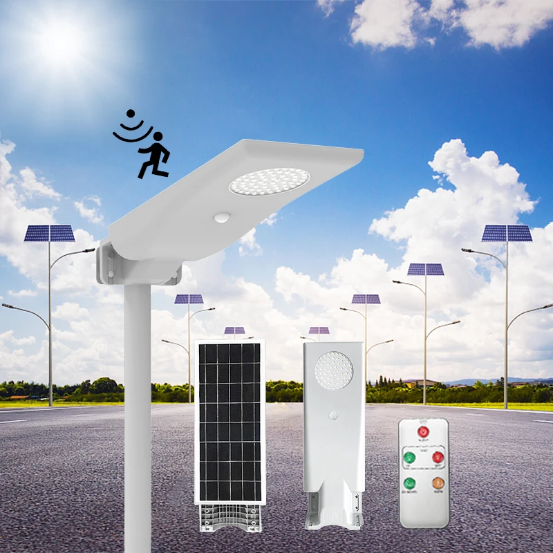 Farola Solar Integrated Waterproof Ip65 20W 40W 100W 200W 300W Lampadaire Solaire All In One Outdoor Led Lamp Solar Street Light