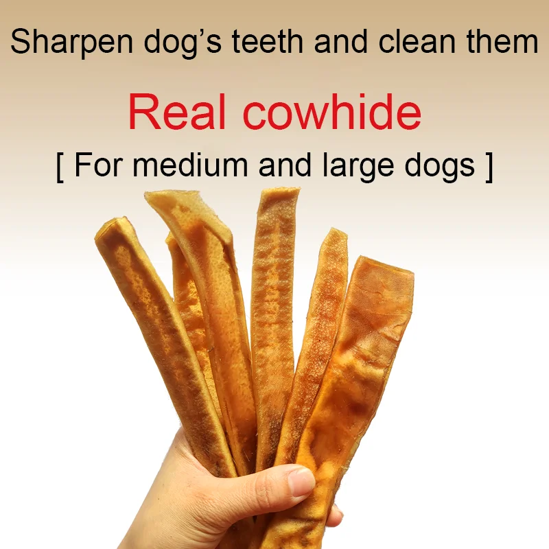 Air Dried Cowhide Dog Snack 2023 Innovative Product Grinding Teeth And Cleaning Teeth Pet Food New Pet Products