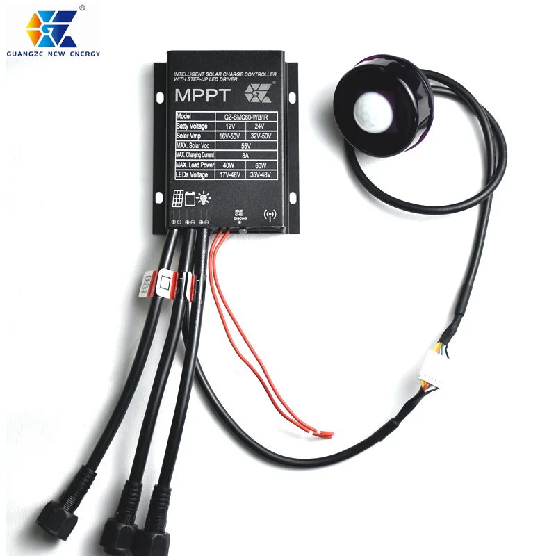 MPPT Wholesale 10A Solar Street Light 12 volt Solar MPPT Charger Controller Remote Control Solar System with IR Sensor