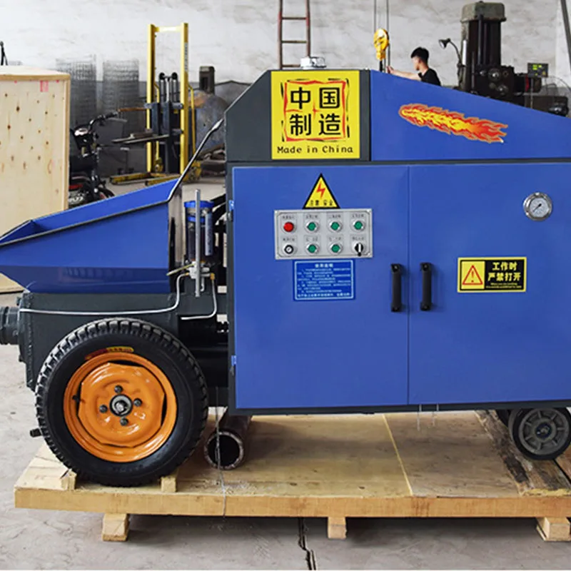 Save labor trailer mounted concrete line pump concrete pump transfer case Large Output concrete cement paste pump machine