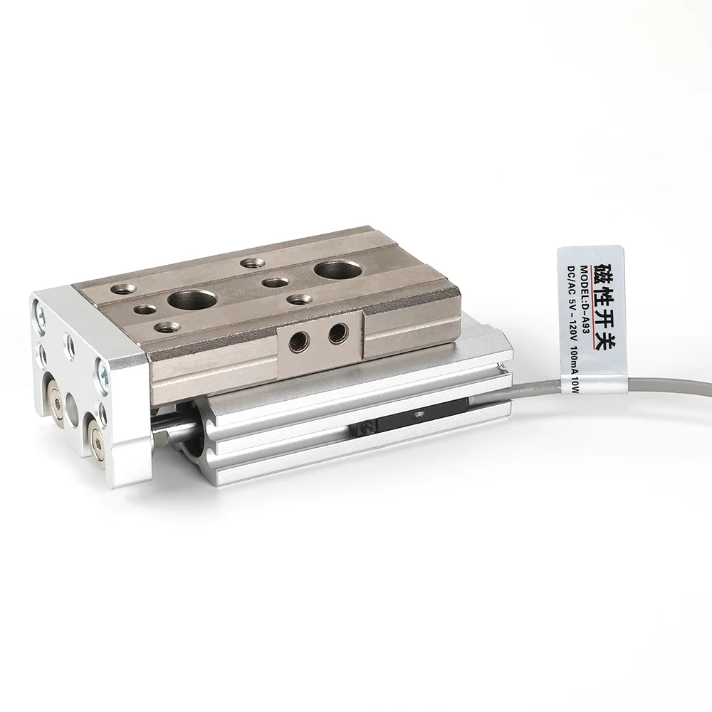 MXQ series pneumatic slide cylinder with guide rail MXQ16