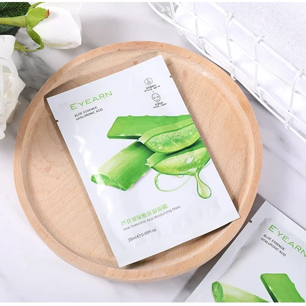Deep Moisturizing Facial Mask Sheet With Aloe Vera Extract Refreshing Face Mask For All Skin Types