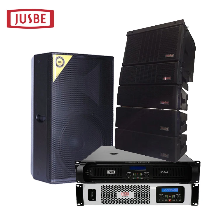 Jusbe professionalaudio2cvideo 8 inch 44 core line array speakers for auditorium/stage/theater/church